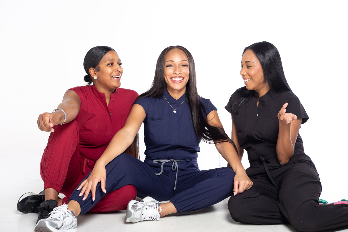 Navy Blue Scrub Jumpsuit